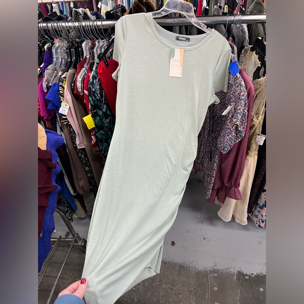 NWT BTFBM Mint Green Cozy Dress